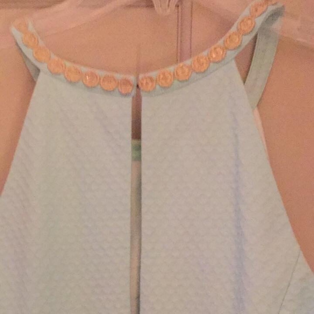 LILLY PULITZER PEARL LACE SHIFT DRESS/ LINED - Picture 4 of 6